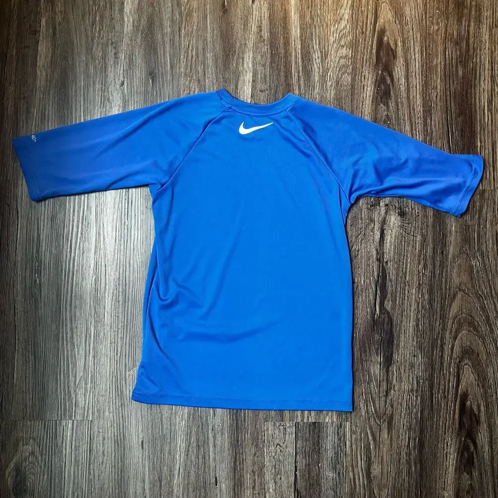 Nike Swim Boy's MD UPF 40+ Rash Guard Shirt